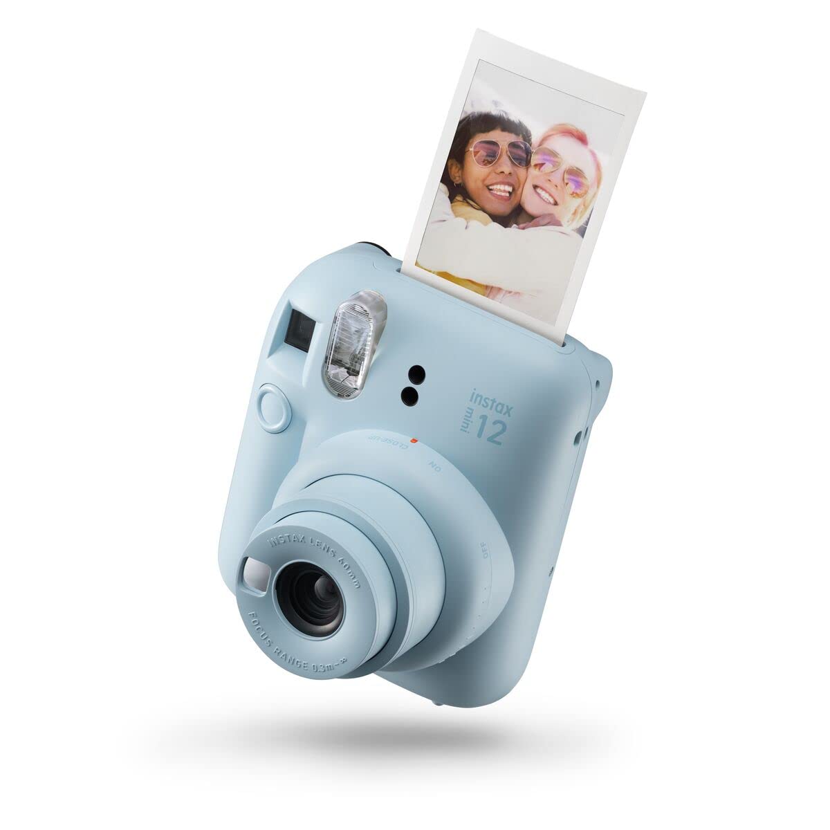  Fujifilm Cámara Instax Mini 12 de película instantánea - Azul  pastel : Electrónica