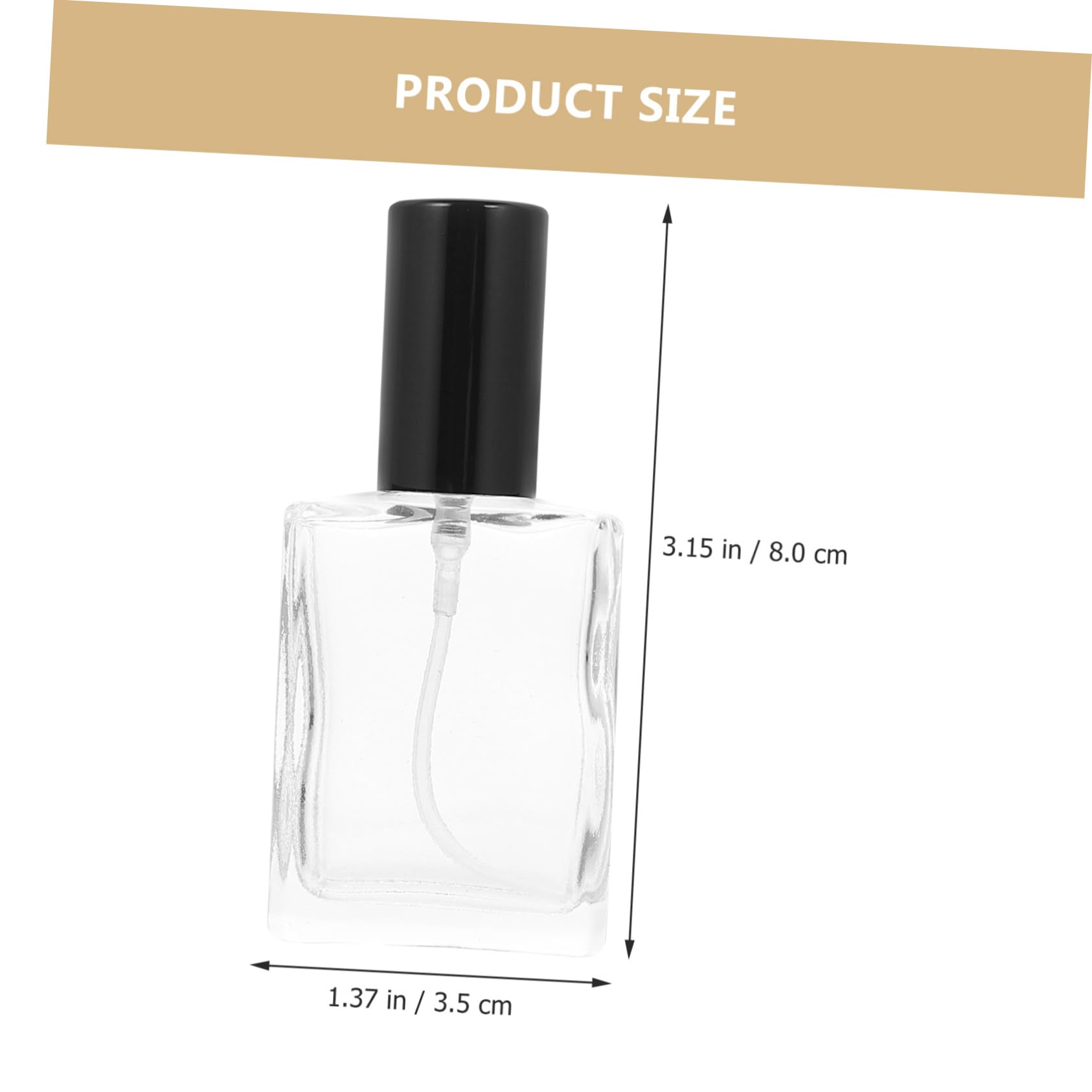 FOMIYES 12 Piezas Botella De Spray Transparente De Pulverizador De Perfume Hogar Frascos De Perfume Prácticos y Portátiles Accesorio De Viaje