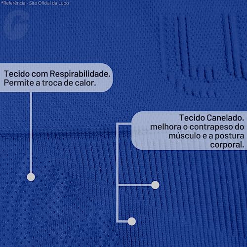 Bermuda Lupo Masculina Térmica I-Max | Cor: Anil | Tam: XG | Cod: 70050-0021802783