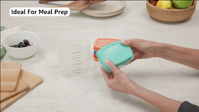 Amazon.com: Fit & Fresh 1/2-Cup Snack Set, Condiment & Salad