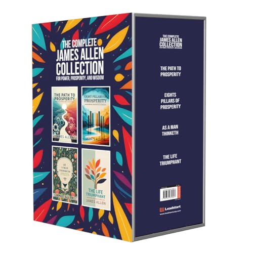 Image of The Complete James Allen Collection for POWER, PROSPERITY, and WISDOM [4 Book Combo] Classic Self Help| As a Man Thinketh | The Path to Prosperity | Eight Pillars of Prosperity | The Life Triumphant