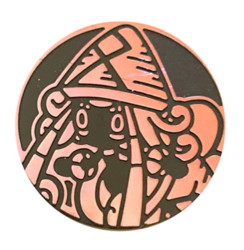 Pokemon Official Coin - Tapu Lele - Holo Foil Shiny - Trading Card Game Flipping Coin #TOP29