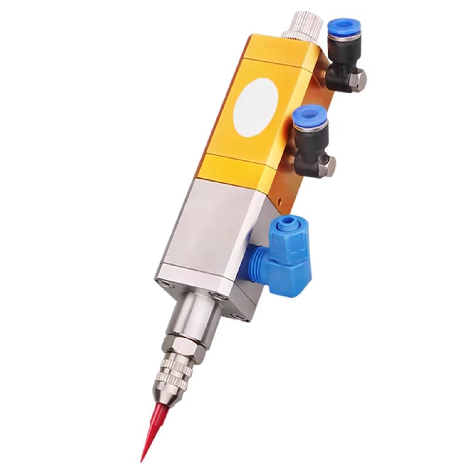 GZPKJ Pneumatisches Dosierventil, Manuelles Pneumatisches Klebstoffdosierventil, Einstellbare Klebstoffmenge, Auslassinnendurchmesser 2,5 Mm, Für Klebstoffe/UV-Klebstoffe/Tinten