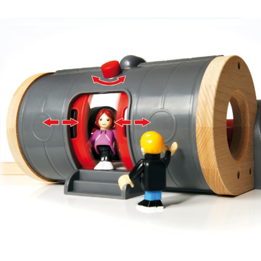 BRIO World - Set Metropolitana, Set Costruzioni Trenino in Legno da 20 Pezzi, Giocattolo per Bambino e Bambina 3+ Anni