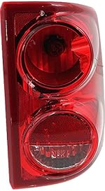 Evan-Fischer Tail Light Assembly Compatible with 2005-2010 Dodge Dakota Passenger Side