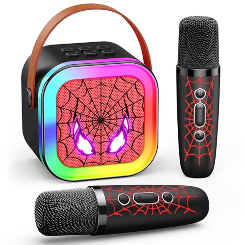Braxel Karaoke Infantil 2 Microfonos Inalambricos Karaoke, Regalo Niño 3-12 Años Micrófono Inalámbrico Juguetes Niña 3-12 Años Microphone...