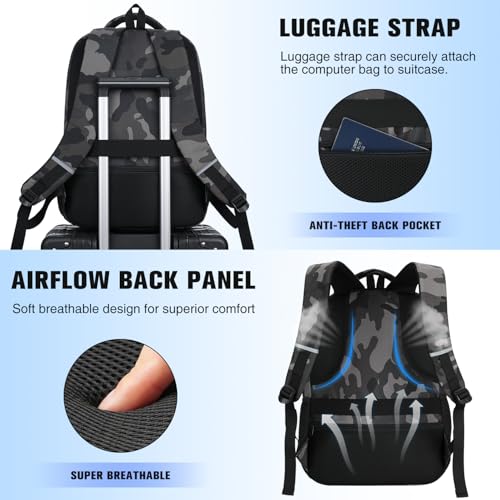 Image of Laptop Backpack for Men,School Bookbag for Boys Teenager Student High School College Mochila Escolares Ninos Mochilas Hombres