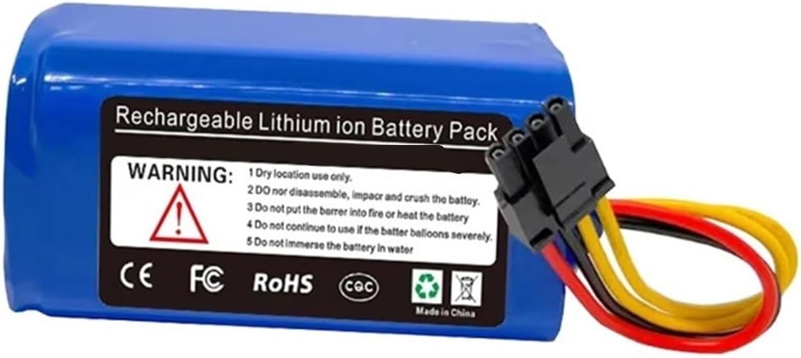 14.4V 3500mAh Robot Vacuum Cleaner Replacement Accessories Li-ion Battery,Compatible For Airrobo P10(3500mAh)
