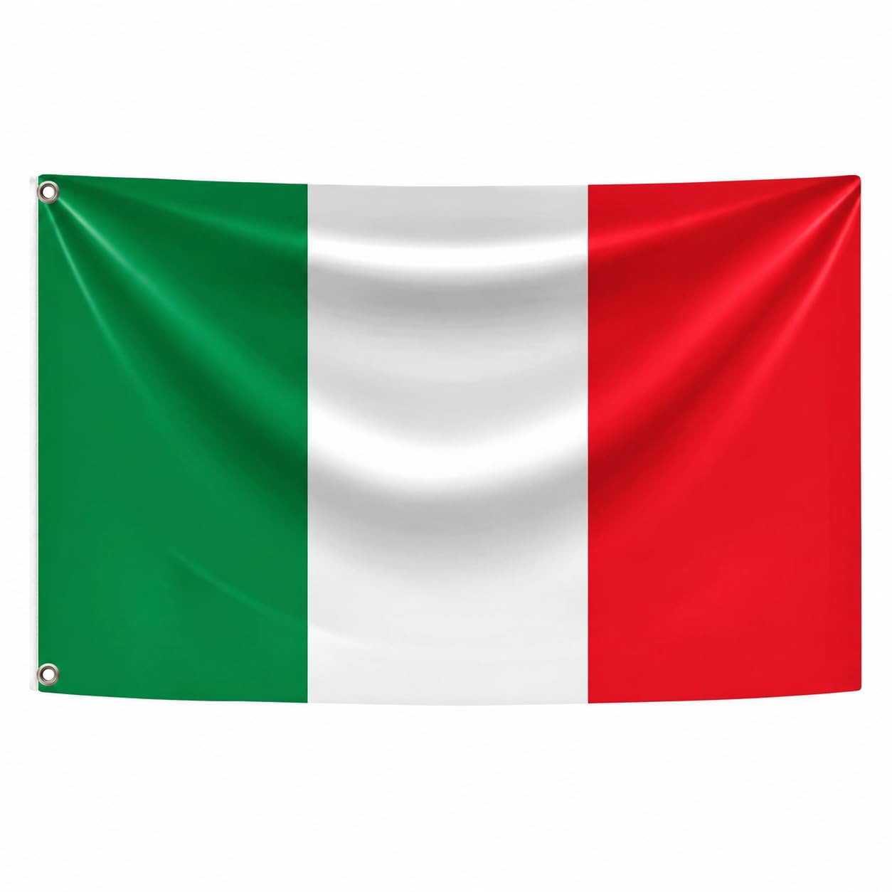 Noovaa National Flag, Weather Resistant, Reinforced Brass Eyelets, High Quality Polyester, Strong Double Stitching, Bright Colours (1, Italy, 90x150cm)