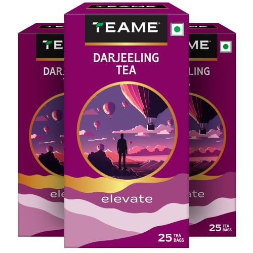 Image of TE-A-ME Darjeeling Tea - 25 Tea Bags (Pack of 3) | Tea Bags | Darjeeling Tea Bag | 75 Tea Bags