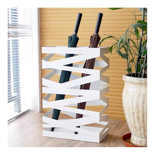Porte-parapluie de bureau blanc support rangement parapluies balcon et salon moderne
