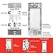 UltraPro Z-Wave Smart Rocker Light Dimmer with QuickFit and SimpleWire, 3-Way Ready, Compatible with Alexa, Google Assistant, ZWave Hub Required, Repeater/Range Extender, White Paddle Only, 39351