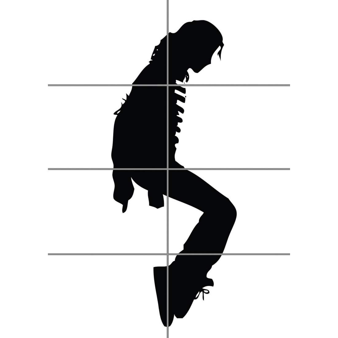 Michael Jackson Prince Pop Superstar Wall Art Multi Panel Poster Print 33x47 inches