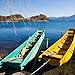 Silipull 2 Pcs Oar Wood Paddle 48 Inch Wooden Paddle Canoe Paddle Solid Pine Wood Paddle Handheld Wood Oar for Kayak Water Sport DIY Home Decoration Gifts Arts Craft Projects