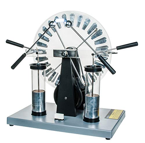 EISCO Wimshurst Generator 75kV with 2 Leyden Jars