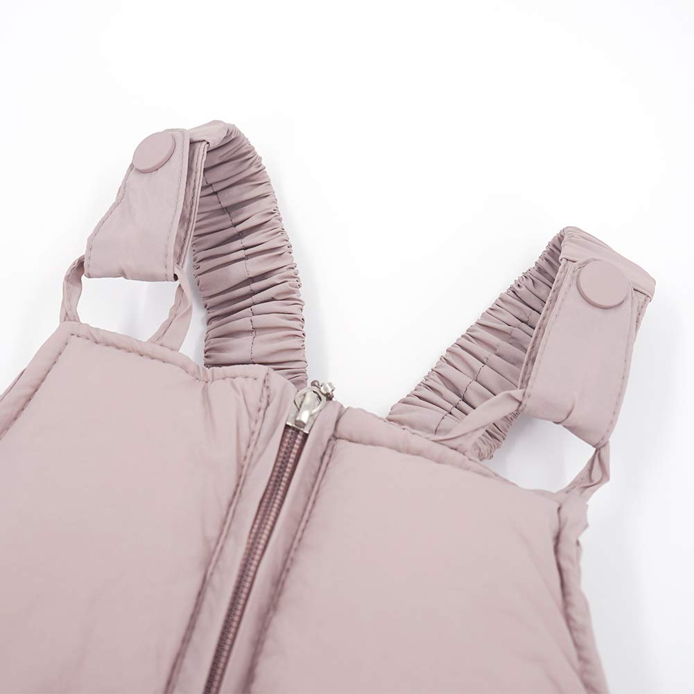 Happy Cherry - Schneehose für Jungen Winter Schnee Latzhose Daunen Baumwolle Skihose Schnee Skifahren Thermische Hitze Heiße Outdoor Winddichte leichte Hose
