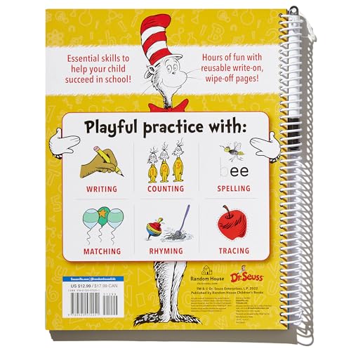 Dr. Seuss Wipe-Clean Workbook: Letters and Numbers: Activity Workbook for Ages 3-5