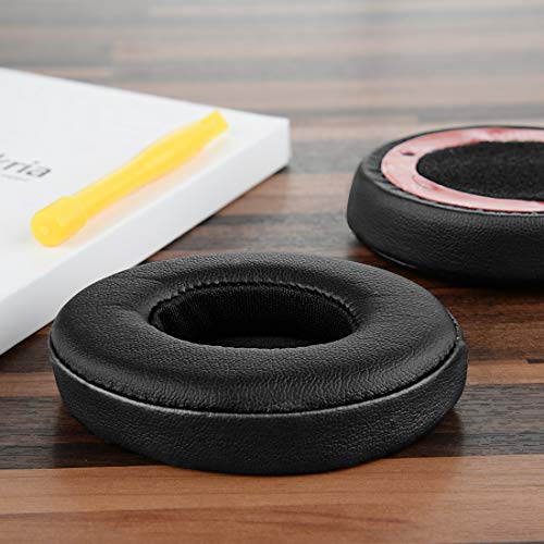 Geekria Replacement Ear Pads Compatible with Beats Solo 2 Wired (B0518) Headphones Ear Cushions, Repair Parts (Black) - Image 4