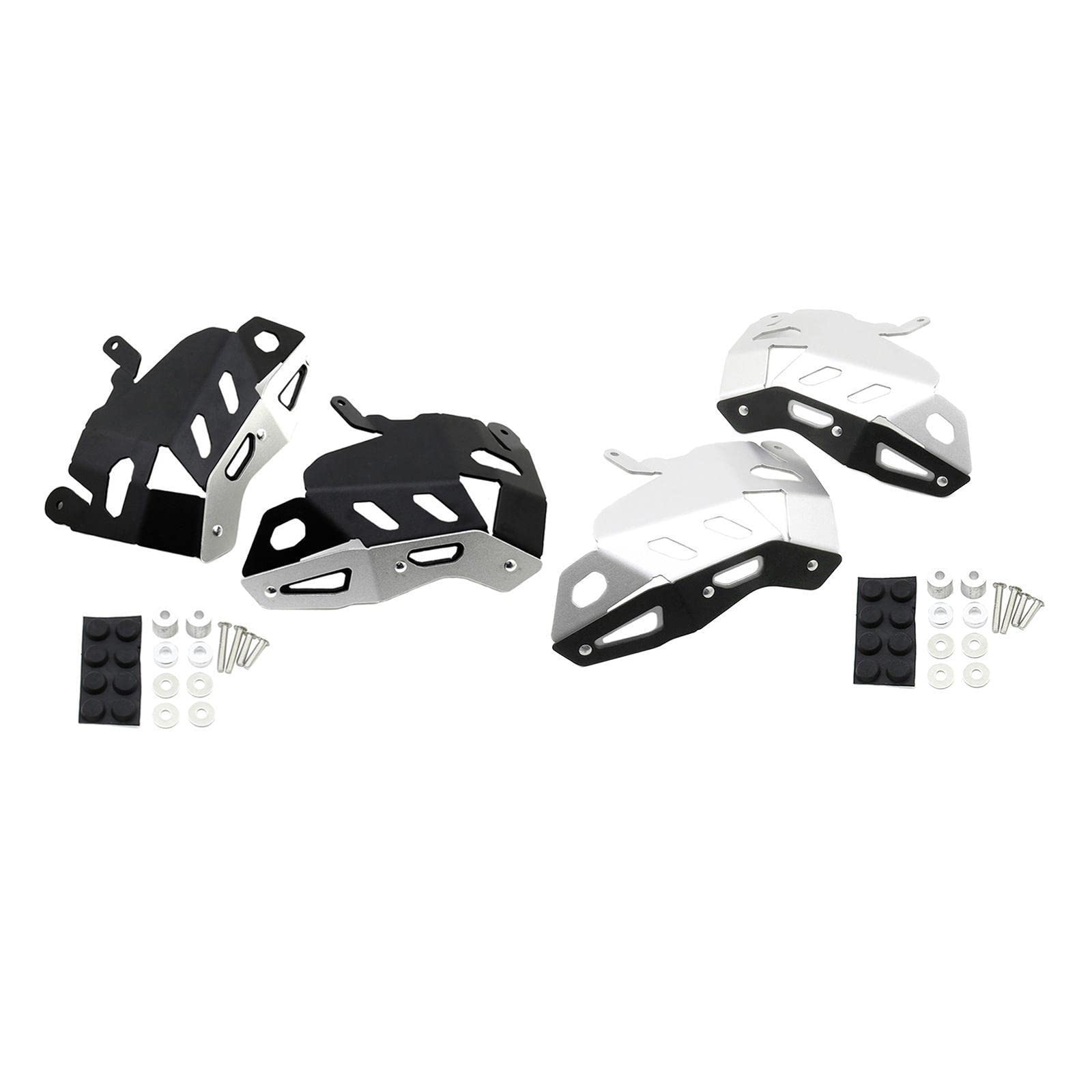 Adium 2Pcs Cylinder Head Guards Engine Protector Cover for BMW R1250GS/ADV/RS/RT Black