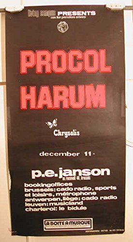 Générique Procol Harum 35X68Cm Affiche Poster mural