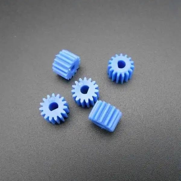 Shaft Pinion 20pcs Blue Plastic Motor Gear 3mm D Hole 0.5M 15T POM Spur Gear 0.5 Module 15 Teeth 8.5x6mm N20 Gear Motor Shaft Gear Motor Transmission