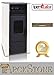 Produktbild Pelletofen Heißluft wirtschaftliche Marke Zentrum Flam ipercalor Basic Gemma 2 Beschichtung Farbe Beige Rot Bordeaux Grau Anthrazit Leistung 12 kW Umwelt Raum Schublade Tank l44,5p48,5h107 cm beige