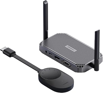 Hagibis Wireless HDMI Transmitter and Receiver, Wireless Display Dongle, Plug and Play HDMI Adapter for TV, Camera, Streaming, Laptops, PC, Media, PS4/5