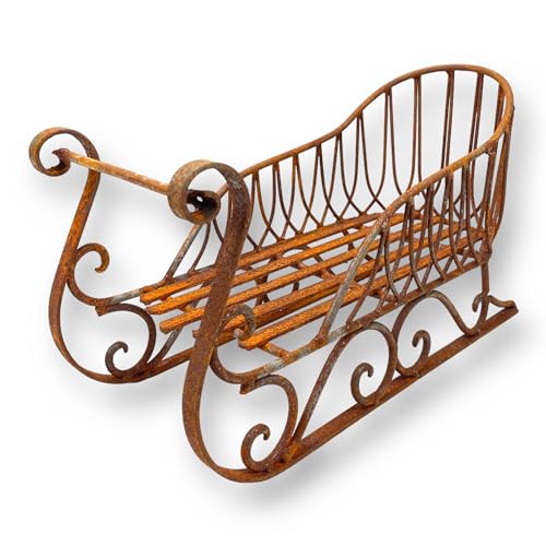 Crispe home & garden Rost Schlitten - Winter Weihnachten Advent...