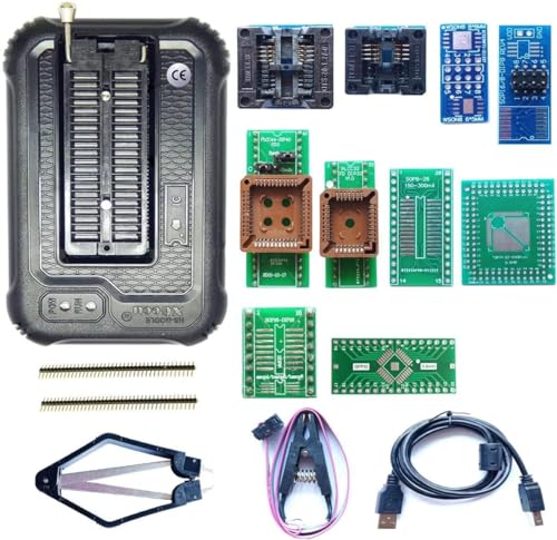 XGOIENZI T48 Programmer 10 Adattatore per Xgecu T48 TL866II Plus versione aggiornata EPROM Programmer TL866-3G IC Bios AVR MCU SPI Nor NAND Flash EMMC Tester Reader Clip