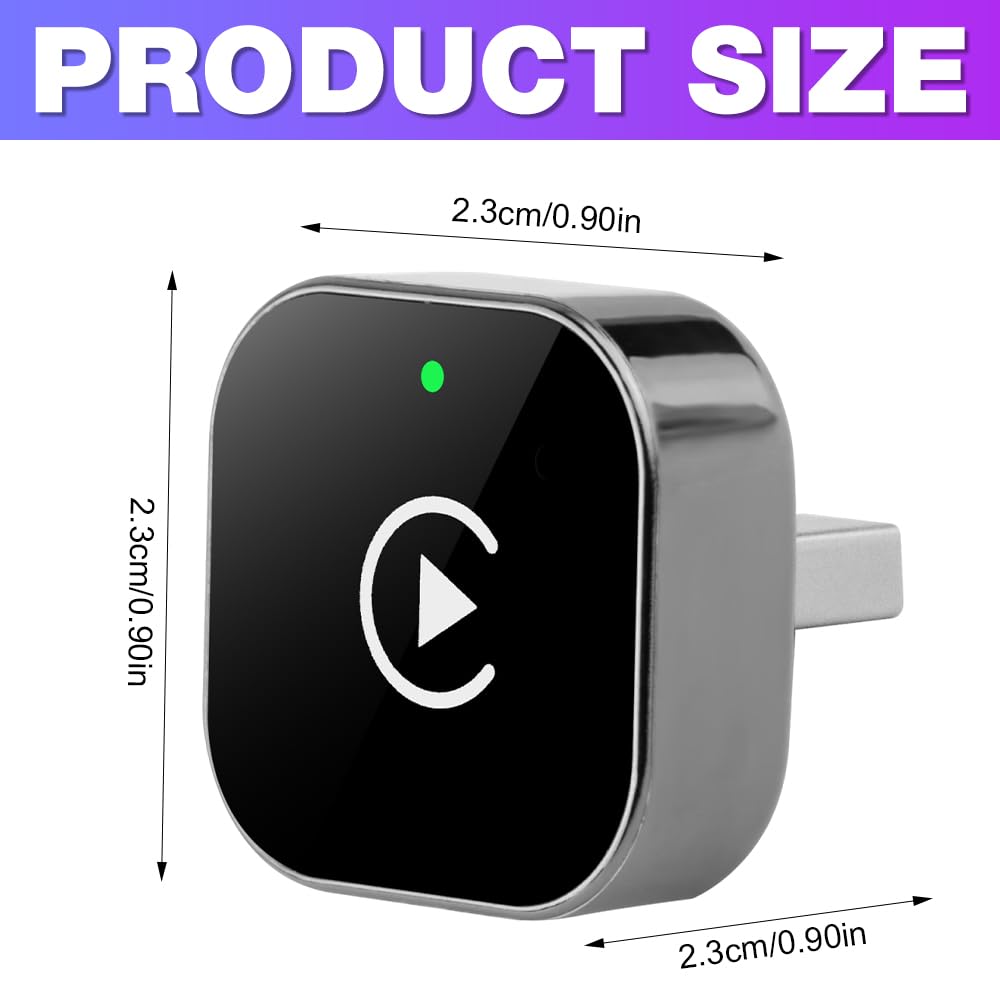 CarPlay & Android Auto bezprzewodowy adapter, 2 w 1, Carplay, z adapterami typu C, mini bezprzewodowymi adapterami Carplays, Android do iOS 10+ Android 11+