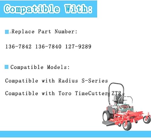 Miniatura 2 de Kit de carburador 127-9289 compatible con Toro TimeCutter ZTR 127-9289 Exmark 136-7840 136-7842 E-Series Quest, S-Series Quest, Replace 136-7842,