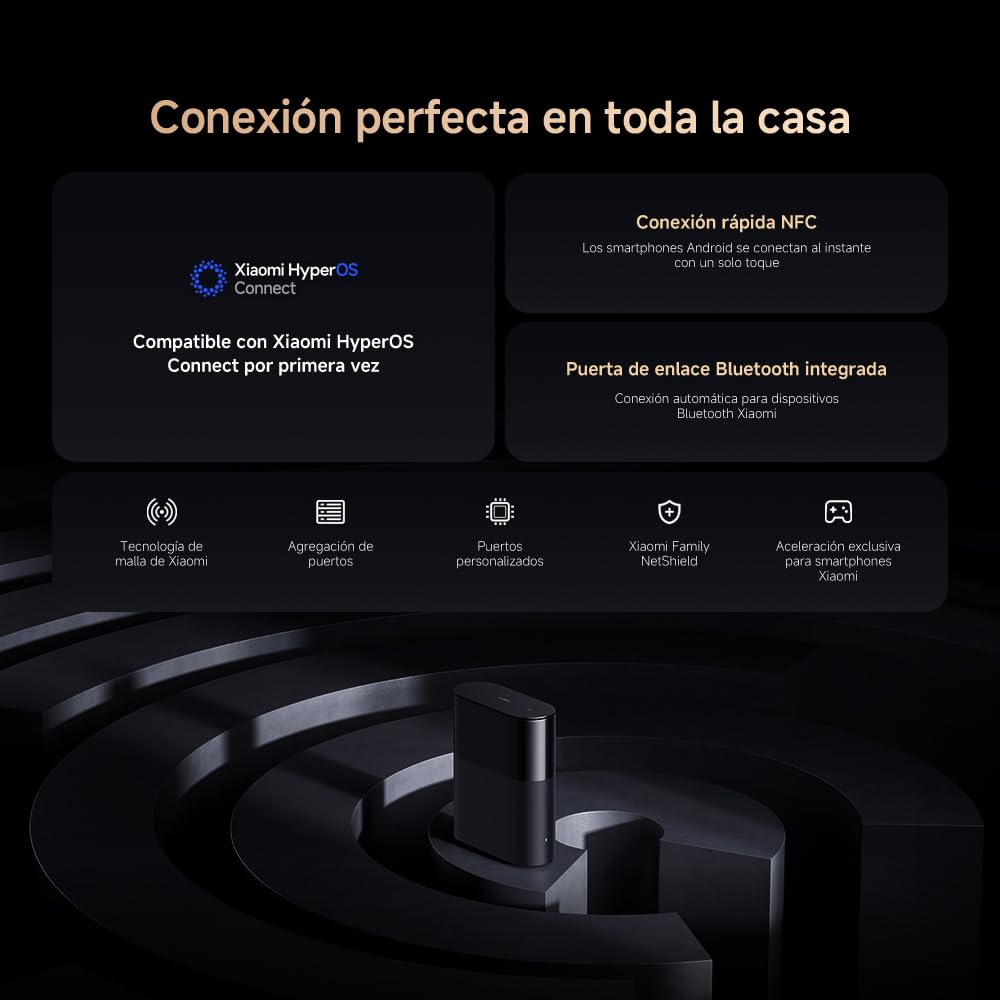Router WiFi7 BE3600 - Puerto 2.5G, Mesh WiFi, BLE, Conexión Multi-Dispositivo con Baja Latencia