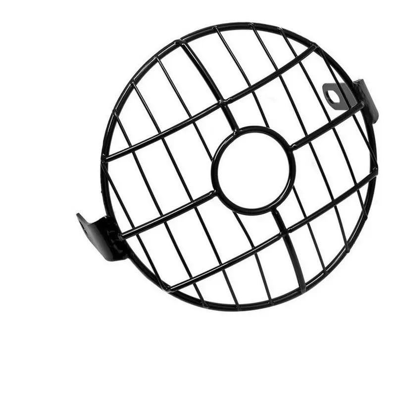 Couvercle de lampe de gril rétro et grille phare moto universel pour protection optique