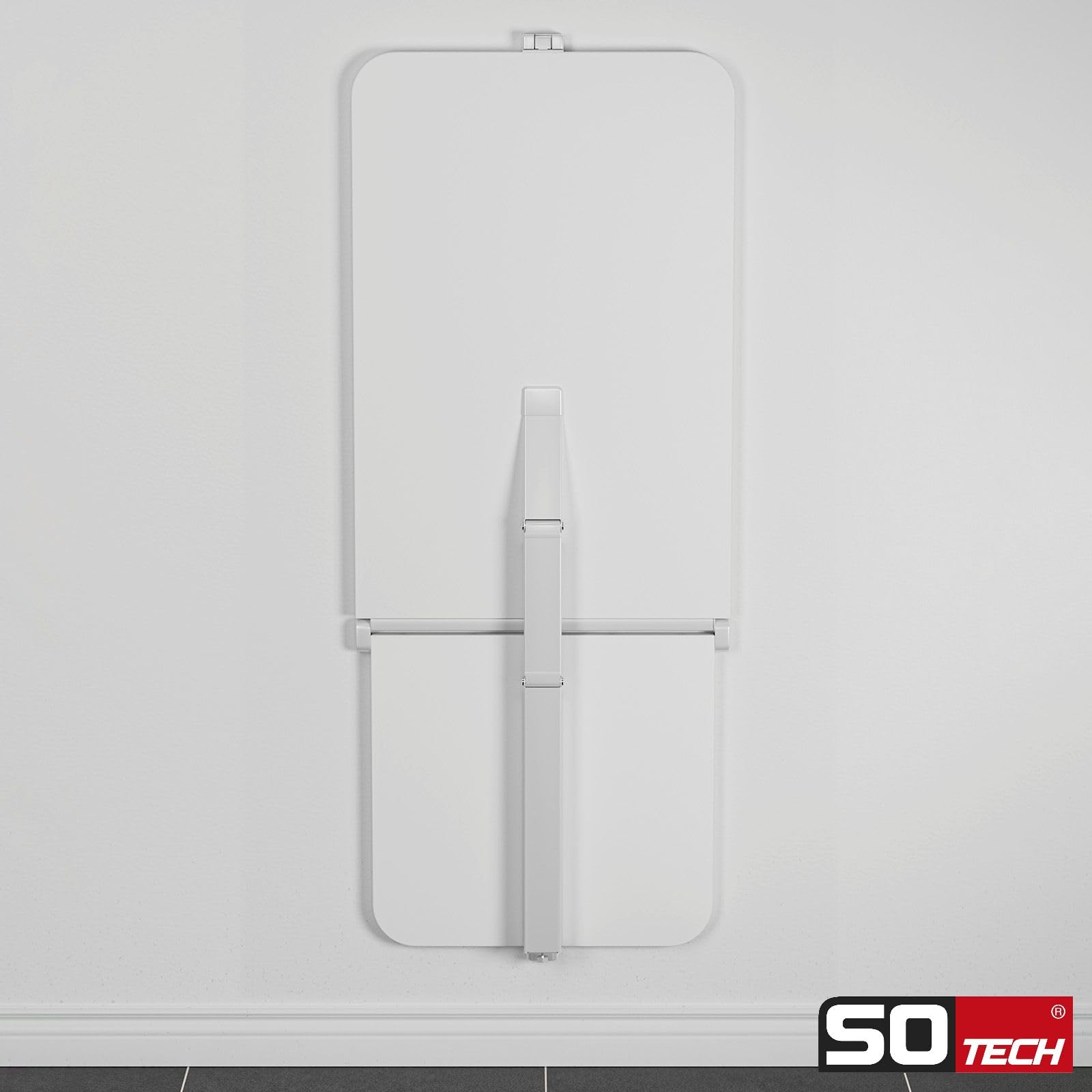 Kesseböhmer herraje para mesa plegable TopSwing blanco, pata de mesa plegable para mesas plegables de 75 cm de altura, herraje para mesa plegable seguro para niños de SOTECH