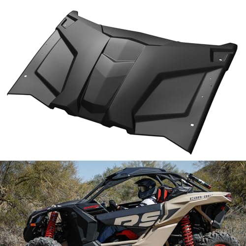 XUTVOTOR X3 Sport Roof Top Dustproof Resistant Poly Combination Roof Sun Visor for Can Am Maverick X3 All 2-Door Models 2024 2023 2022 2021 2020 2019 2018 2017 Accessories (Replace #715002902 2PCS)