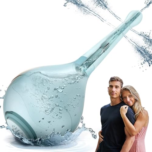 WANDGU Po Dusche: 150ml Wiederverwendbare Po Dusche Irrigator, Dusche Irrigator für Darmspülung, Intimdusche Anti-Rücklauf, Wohlbefinden und Entspannung Mittels Darmspülung
