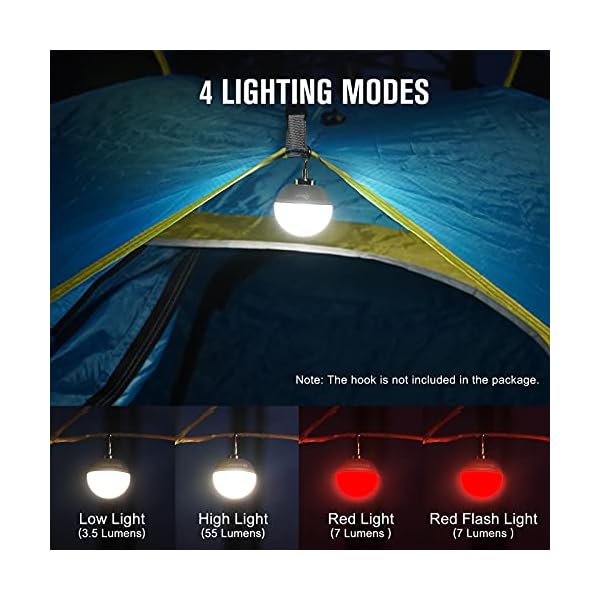 Olight Obulb Led Nachtlicht, Wiederaufladbare Atmosphäre Nachttischlampe mit 55 Lumen, Farbwechsel & Dimmbare… – Bild 5