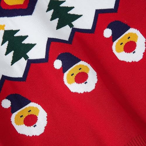 Toddler Boys Girls Christmas Sweaters New Year's Warm Knitwear Cute Xmas Holiday Part𝐲 Knitted Pullover Top3