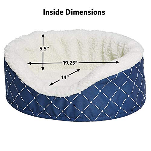 Image of MidWest Homes for Pets CU25BLD Couture Orthopedic Cradle Pet Bed for Dogs & Cats, Small