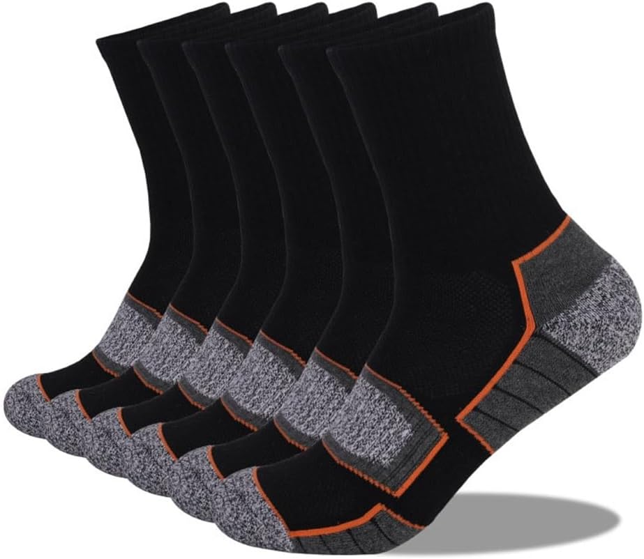 Outdoor Mid Length Sports Socks With Thickened Towel Bottom, Hiking Socks, Running Socks