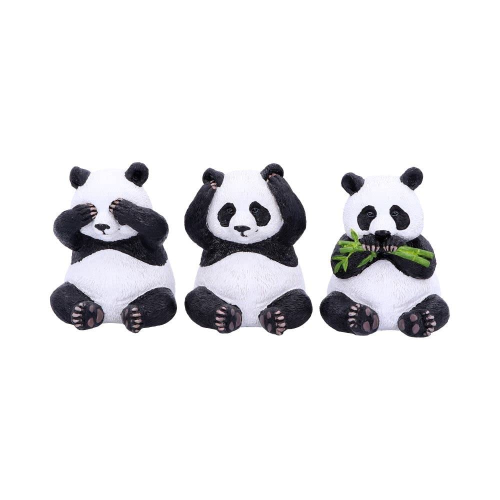 Kilts Wi Hae Three Wise Pandas - Hear No, Speak No, See No Evil Figurines