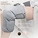 Calming Heat Knee Wrap by Sharper Image Personal Electric Heating Pad with Copper & Charcoal; Vibrations, 2 Heat & 5 Vibrating Massage Settings for 10 Relaxing Combinations
