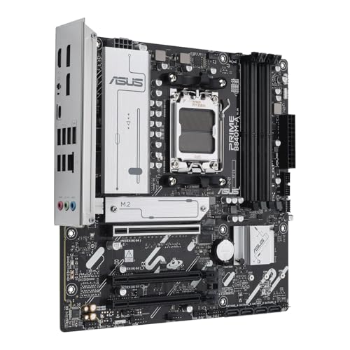 PRIME B840M-A-CSM, Scheda Madre AMD mATX, Slot DDR5, PCIe 4.0 Ready, 3 slot M.2, Ethernet Realtek 2,5 GB, DisplayPort, HDMI, USB-C da 5 Gbps Fronte e Retro, BIOS Flashback e Aura Sync - Scheda madre - Immagine 2