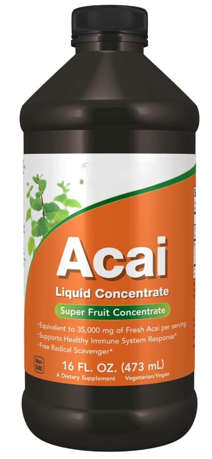 Flüssiges Acai Konzentrat, Superfruchtkonzentrat, entspricht 35000mg frischem Acai pro Portion, vegan, 473ml