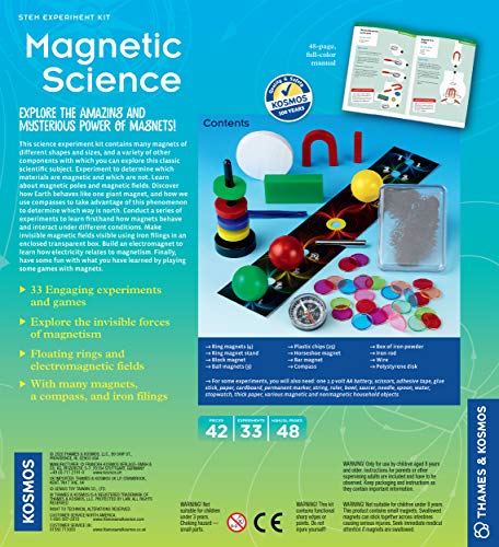 Thames & Kosmos Magnetic Science | 33 STEM Experiments | Ages 8+ | Learn About Earth’s Magnetic Poles | Discover How Invisible Magnetic Fields Work | Full-Color 48-Page Manual - Image 4