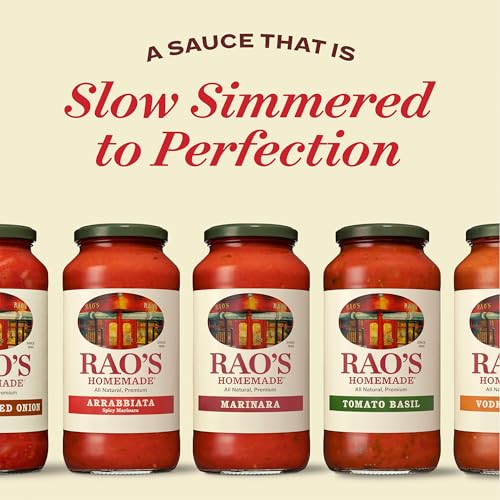Image of Rao's Homemade Tomato Basil Sauce Made with Italian Tomatoes, 32 oz (Pack of 6)