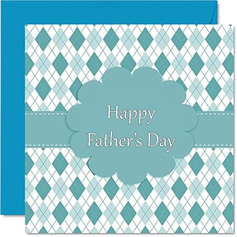 Tarjetas del Día del Padre para Papá - Regalo azul Cover