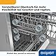 Exquisit Geschirrspüler EGSP2113-E-030E silber | Spülmaschine 60 cm vollintegriert | Einbaugeschirrspüler | 13 Maßgedecke | Silber