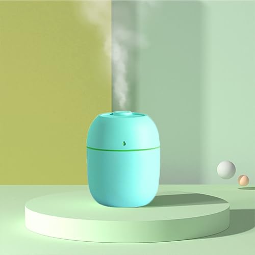 Leadmall Mini humidificador portátil humidificador USB con luz humidificador silencioso de niebla fría para dormitorio y oficina plantas fácil de