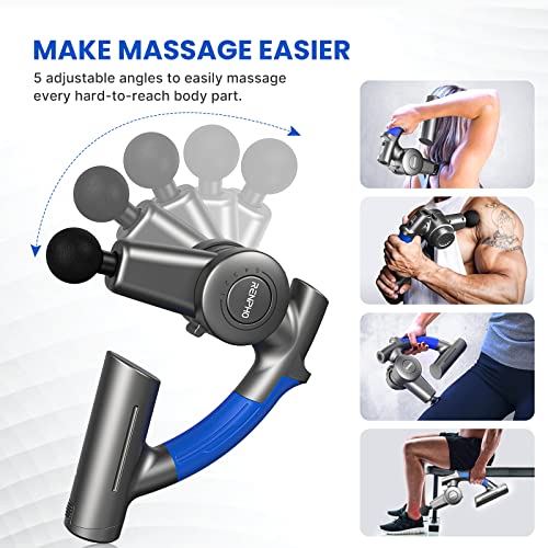RENPHO R4 Deep Tissue Message Gun with Adjustable Arm and 6 Massage